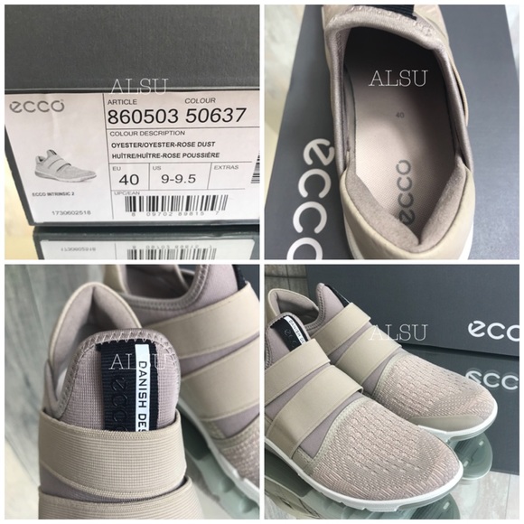 ECCO Intrinsic 2 Band Oyster Cream Canvas W AUTHEN - Picture 7 of 8